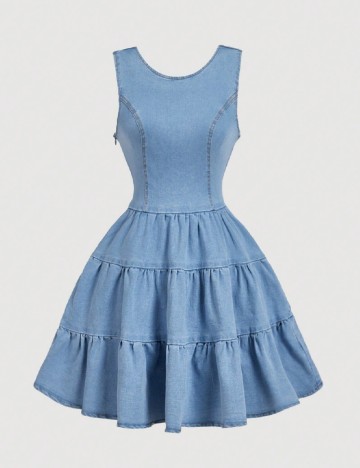 Rochie scurta SHEIN, albastru