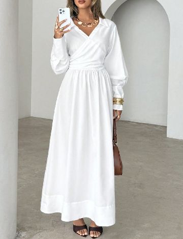 Rochie lunga SHEIN, alb