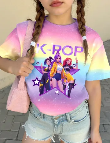 Tricou Shein Kids, mix culori