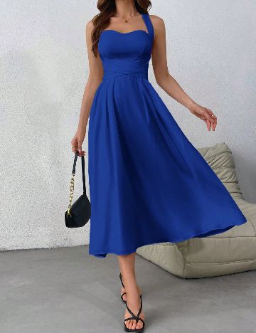 Rochie medie SHEIN, albastru