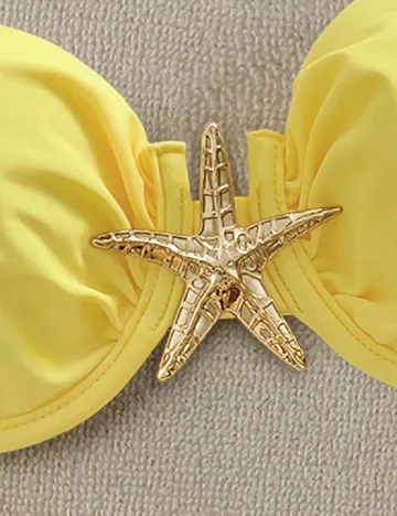 Costum de baie SHEIN, galben