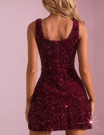 Rochie scurta SHEIN, rosu