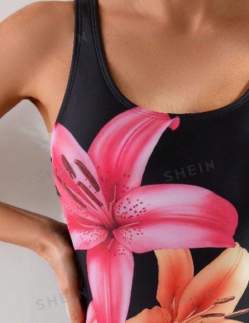 Costum de baie SHEIN, negru