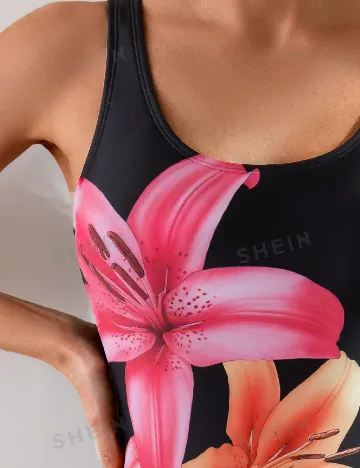 Costum de baie SHEIN, negru
