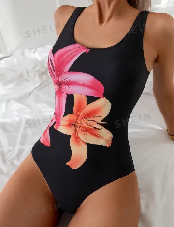 Costum de baie SHEIN, negru
