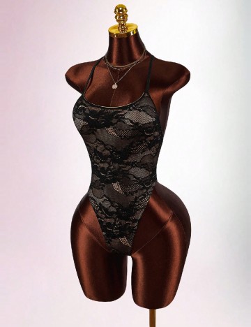 Body SHEIN, negru/crem