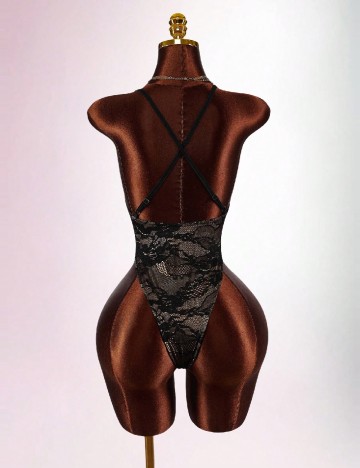 Body SHEIN, negru/crem