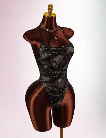 Body SHEIN, negru/crem