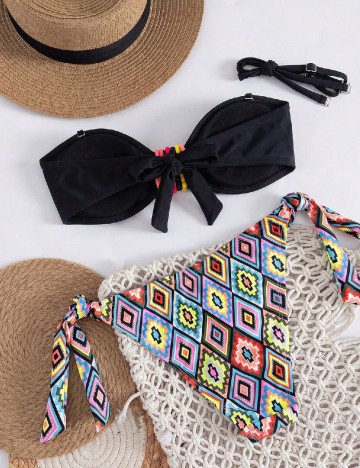 Costum de baie SHEIN, mix culori