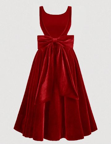 Rochie medie SHEIN CURVE, rosu