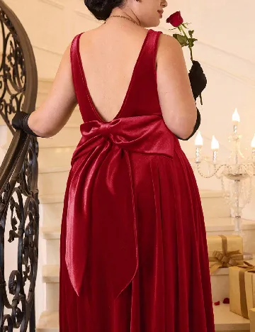 Rochie medie SHEIN CURVE, rosu