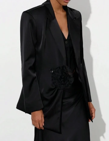 Sacou SHEIN, negru