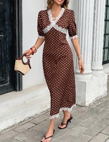 Rochie lunga SHEIN, maro
