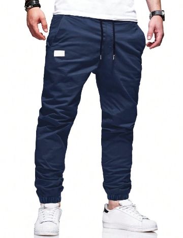 Pantaloni SHEIN, bleumarin