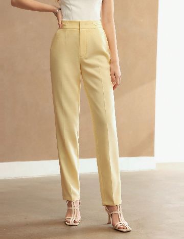 Pantaloni SHEIN, galben