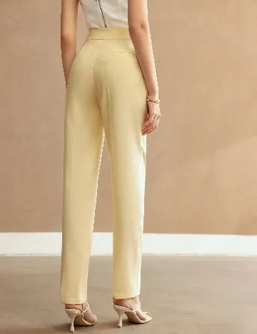 Pantaloni SHEIN, galben