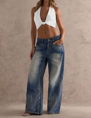 Top SHEIN, alb