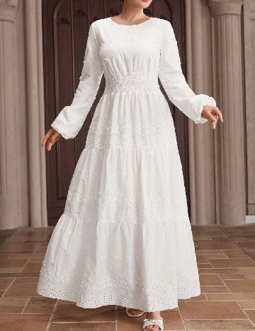 Rochie lunga SHEIN, alb