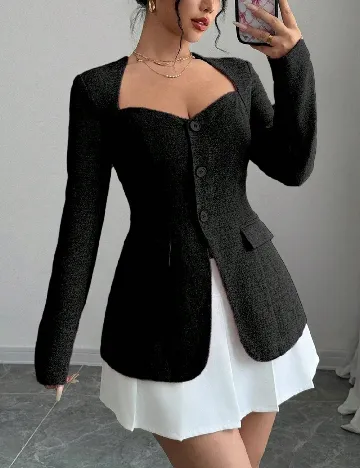Sacou SHEIN, negru