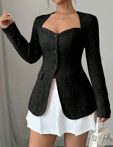 Sacou SHEIN, negru