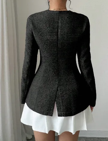 Sacou SHEIN, negru