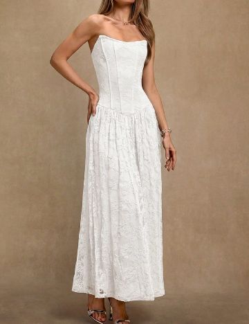 Rochie lunga SHEIN, alb