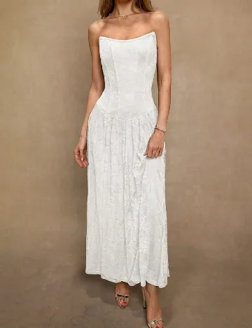 Rochie lunga SHEIN, alb