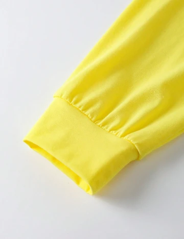 Pijama SHEIN, galben/negru