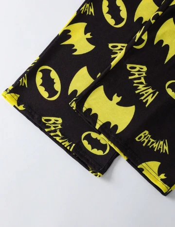 Pijama SHEIN, galben/negru