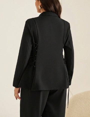 Sacou SHEIN CURVE, negru