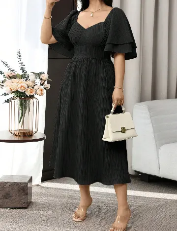 Rochie medie SHEIN CURVE, negru