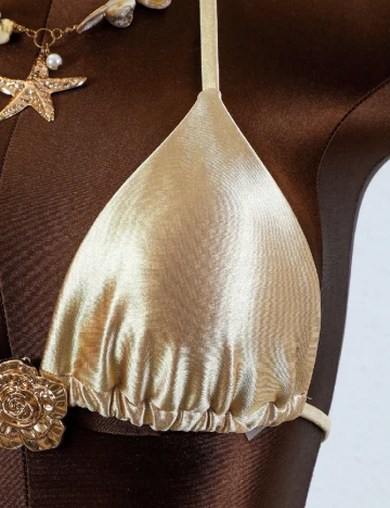 Costum de baie SHEIN, auriu