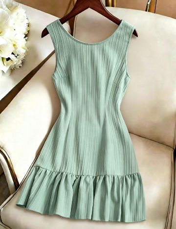 Rochie scurta SHEIN, verde