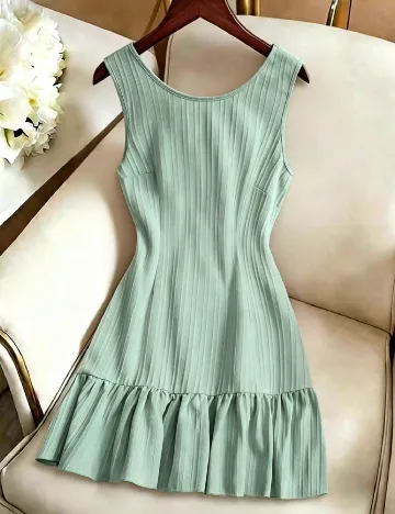 Rochie scurta SHEIN, verde