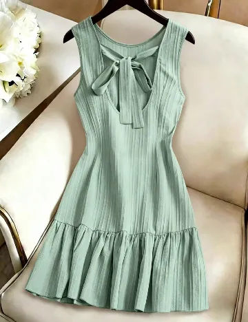 Rochie scurta SHEIN, verde
