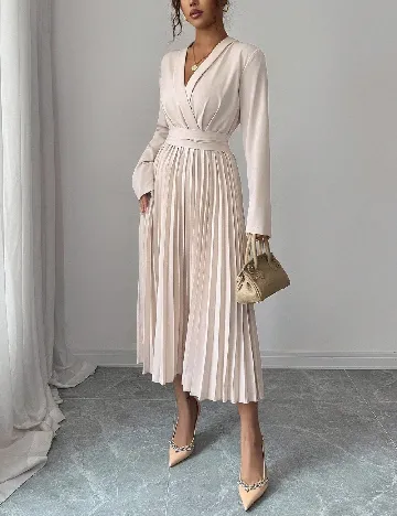 Rochie medie SHEIN, crem