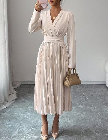 Rochie medie SHEIN, crem