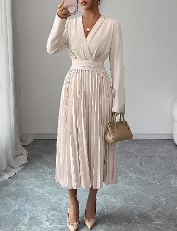 Rochie medie SHEIN, crem