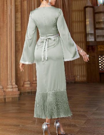 Rochie lunga SHEIN, verde