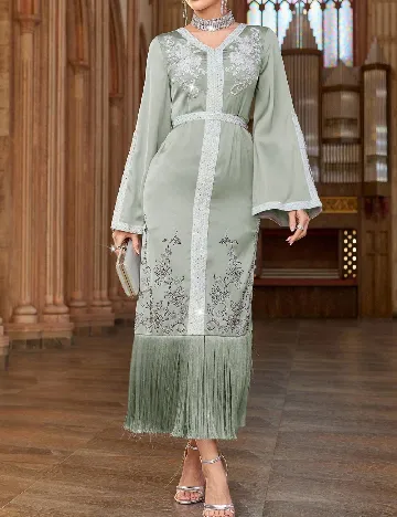 Rochie lunga SHEIN, verde
