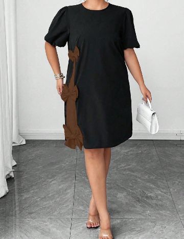Rochie scurta SHEIN CURVE, negru