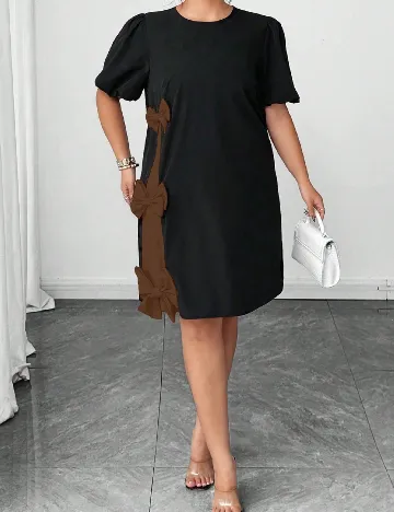 Rochie scurta SHEIN CURVE, negru