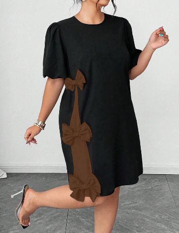 Rochie scurta SHEIN CURVE, negru