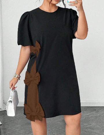 Rochie scurta SHEIN CURVE, negru