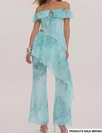 Fusta pantalon Musera, turcoaz