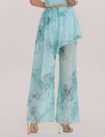 Fusta pantalon Musera, turcoaz