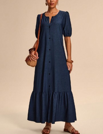 Rochie lunga SHEIN, bleumarin