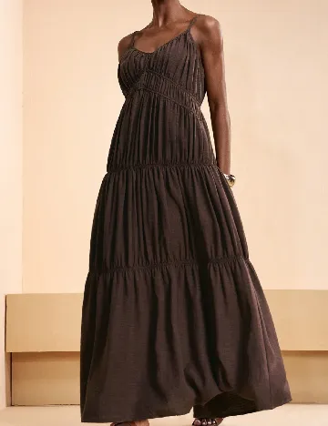 Rochie lunga SHEIN, maro
