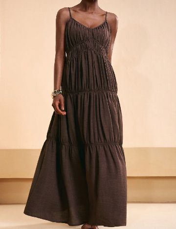 Rochie lunga SHEIN, maro