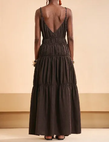 Rochie lunga SHEIN, maro